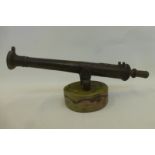 A 19th Century bronze gunwale-mounted swivel cannon from the Far East.