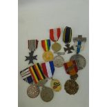 Ten assorted medals including 22nd Signal Regiment, Naples 5th Army and others.