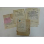 A quantity of WW2 ephemera relating to the Home Guard and Southern Railway.