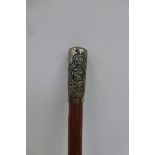 A Royal Army Medical Corps swagger stick.