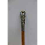 An Oxford University O.T.C. swagger stick.