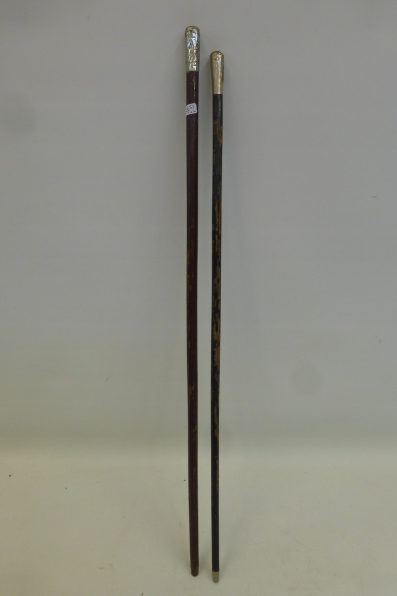 A Church Lad's Brigade C.L.B. swagger stick and a Boy's Brigade B.B. swagger stick. - Image 2 of 2