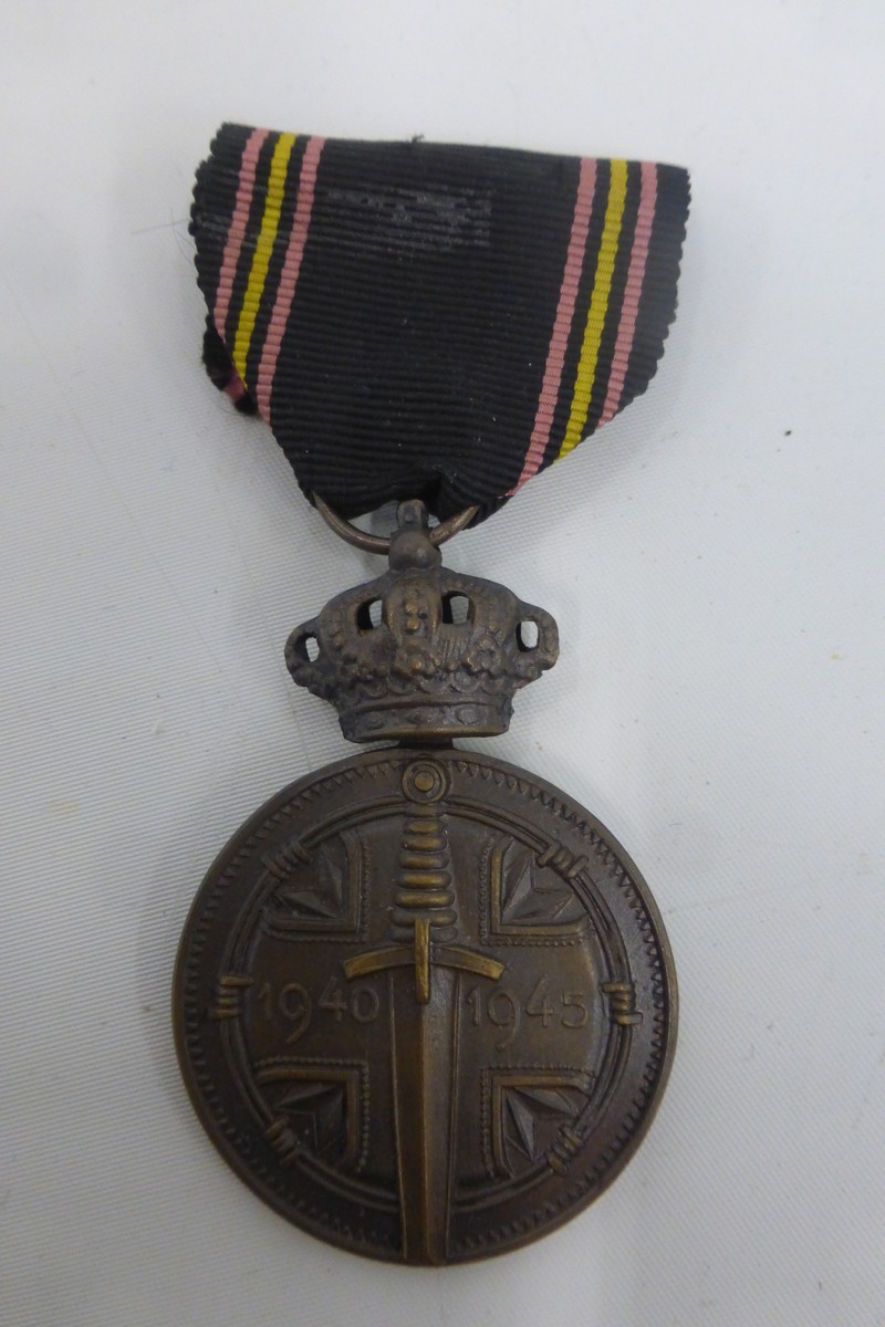 A Belgian Prisoner of War Medal.