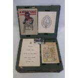 An album, of 160 military postcards, photographs, letters and ephemera.