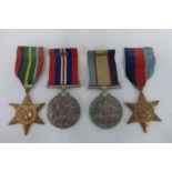 A WW2 Australian medal group of four, named to NX166147 R.W. Barr.