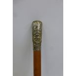 A Royal Marine Artillery swagger stick.