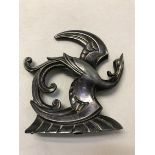 A good quality car accessory mascot in the form of a phoenix, a well detailed Art Nouveau mascot.