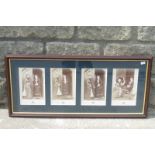 A set of four framed and glazed photographs of The Duchess of Connaught at Bagshot Park.