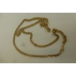 A 9ct gold necklace, approximate weight 24.3g.