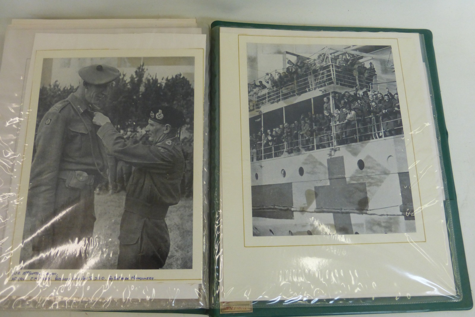 Two albums of 72 military postcards and photographs. - Image 4 of 4