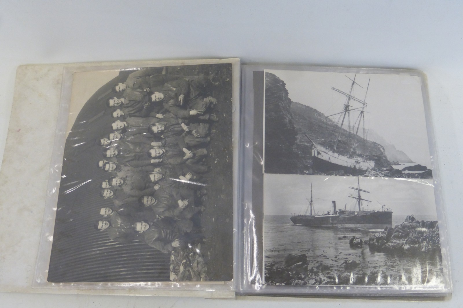 Three albums containing a total of 134 photographs and postcards. - Image 3 of 3