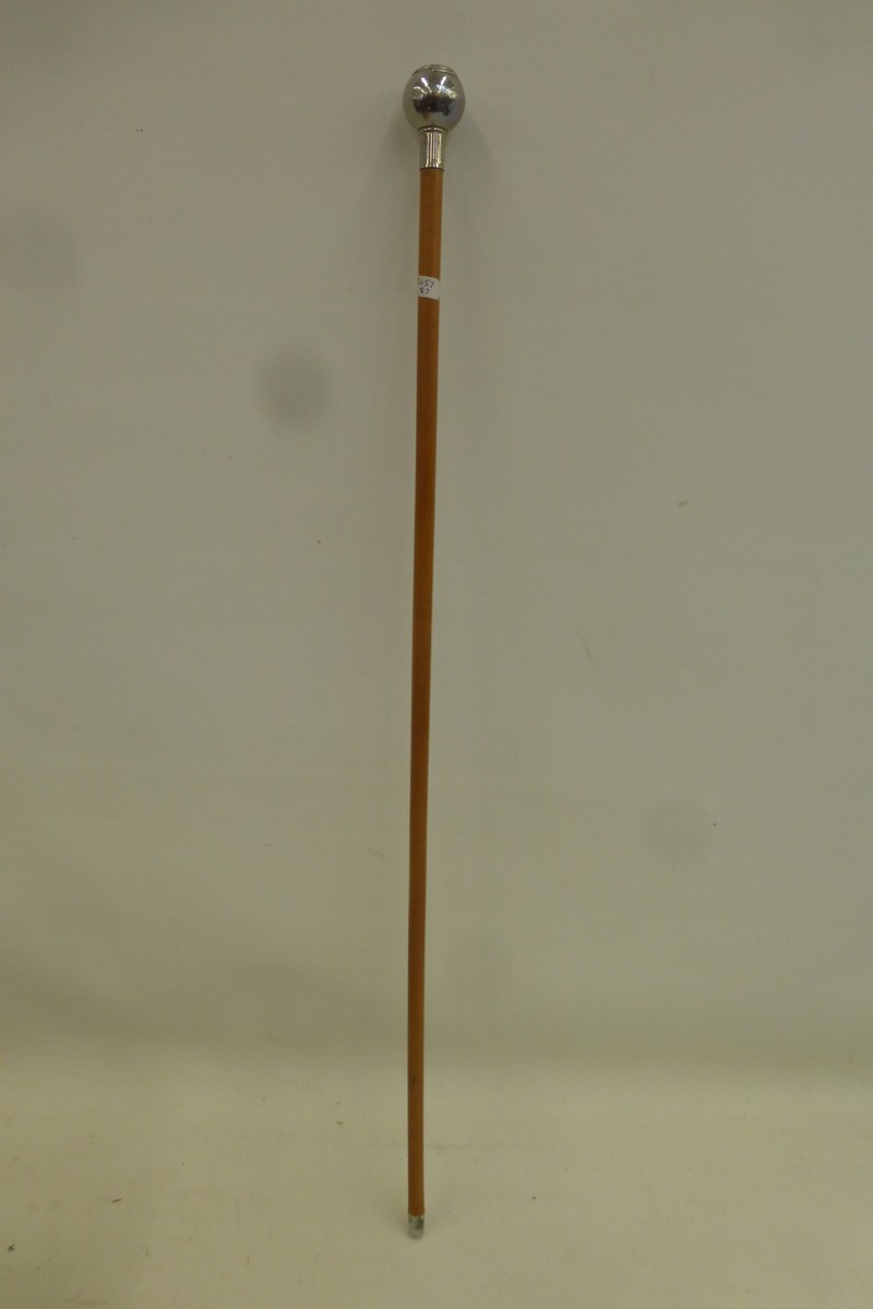 A Federation of Malaya Police malacca cane swagger stick approximately 26 3/4" overall length. - Image 2 of 2