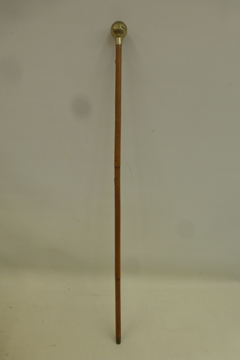 A Hereford O.T.C. cane swagger stick approximately 27" overall length. - Image 2 of 2