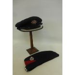 A Devon Fire & Rescue Service officer's cap with silver bullion wire visor and a National Fire