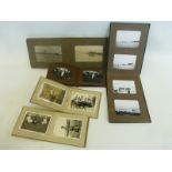 Five small albums containing a total of 70 snapshot photographs.