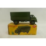 DINKY TOYS - 3-Ton Army Wagon, no. 621, in very good/excellent condition, yellow box fair, one end
