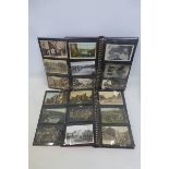 Two postcard albums containing mostly early scenes from Monmouthshire, including Chepstow, Brecon