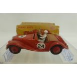 DINKY TOYS - M.G. Midget Sports, no. 108, good condition, windscreen missing; yellow box poor.