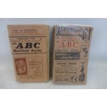 Two ABC railway guides 1944 and 1957.