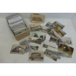 Approximately 200 plus postcards including some 19th Century.