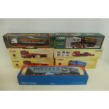 Four boxed Corgi Classics models of articulated lorries, two boxed Corgi Eddie Stobart Ltd lorries