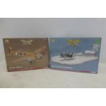 Two boxed Corgi Limited Edition WWII Aviation Archive die-cast models - the Junkers JU88A-10-(