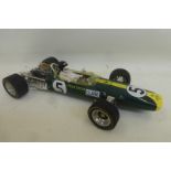 A Jim Clarke Lotus racing car model by Quartzo.