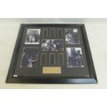 A framed and glazed limited edition group of original film cells from the Wizard of Oz, 17/50.