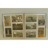 A postcard album containing scenes from New York.