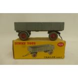 DINKY TOYS - Trailer (large), no. 428, good condition, yellow box good, one flap missing.