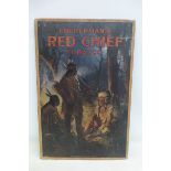 A large Churchman's Red Chief Tobacco pictorial showcard, depicting native Americans, 18 x 27".