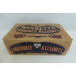 A Bassett's Liquorice Allsorts cardboard dispensing box.