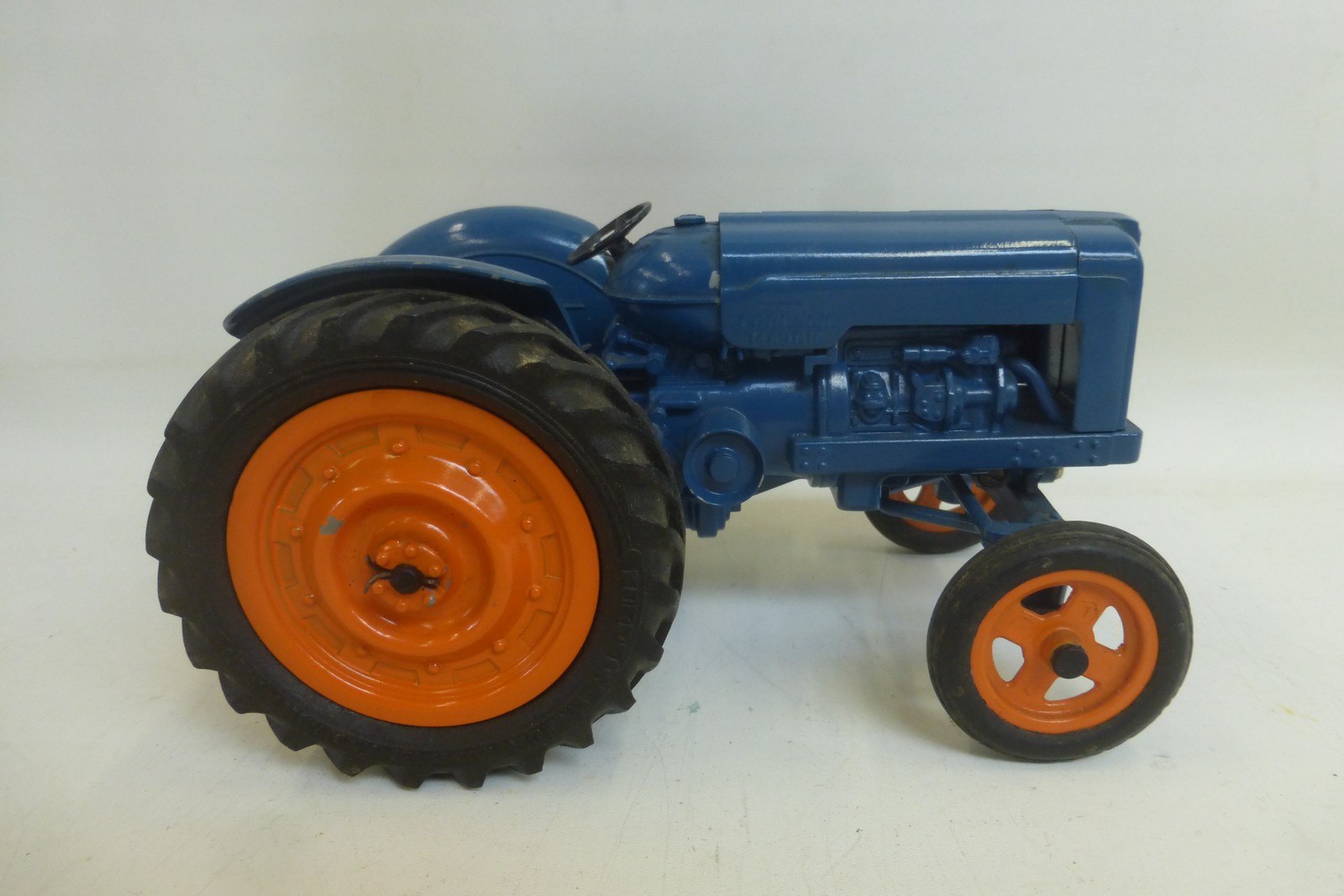 A Chad Valley Fordson tractor in mid blue.