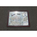 A reproduction Lorne Whisky pictorial advertising mirror, 25 1/2 x 20".