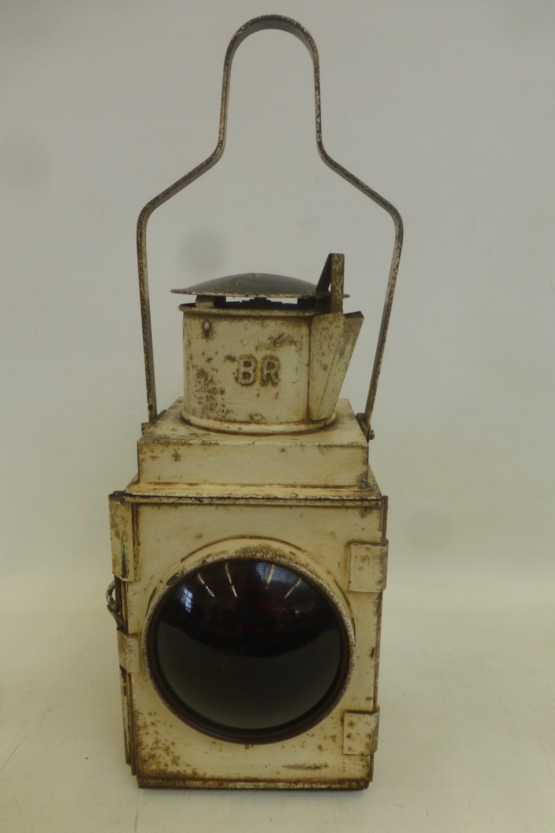 A British Railways signal lamp.