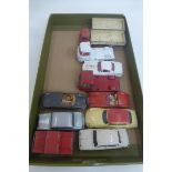 CORGI TOYS - a selection of unboxed models, some playworn including James Bond's Volvo P1800,