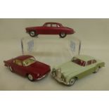 CORGI TOYS - three unboxed models in very good condition, a Bentley Continental Sports Saloon, no.