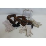 An Australian Glomesh handbag and matching purse in original box etc.