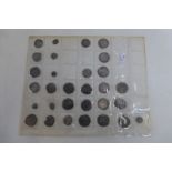 Thirty hammered coins including Elizabeth I etc., some bent and holed.