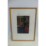 M.I. ROBERTSON - 'And there be giants', a framed and glazed print, signed and titled in pencil 7/