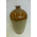 A 19th Century three gallon Alex R. Hay Sheffield stoneware flagon.