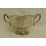 A large silver twin handled trophy titled 'The Diane Longpre Trophy Memorial', Birmingham 1855, by