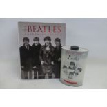 A Margo of Mayfair oval talc tin decorated with The Beetles to both sides and a single volume: The