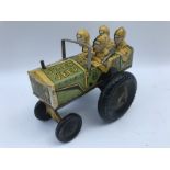 An unusual clockwork tinplate model of 'Jumpin Jeep' by Marx.