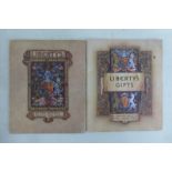 Two rare Liberty & Co brochures, illustrating their range of items for sale, circa 1930s.