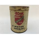 A Royal Snowdrift Oil Motor Greases tin.