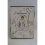 A Fry's Chocolates Victorian lady rectangular box.