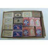 A quantity of full matchboxes including Captain Webb, Pilot and The Turkey Match.