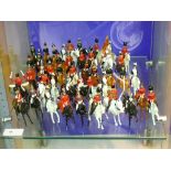 Lead Soldiers, a collection of approximately 45 lead soldiers, mounted guards, including Britains,