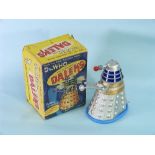 Dr. Who / Daleks: A Louis Marx & Co. battery operated plastic Dalek, circa 1964, boxed, Dalek with